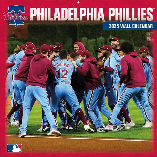 Lang&#40;R&#41; 2025 Philadelphia Phillies Wall Calendar - image 