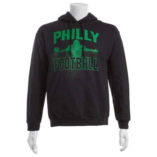 Mens Tailgate Philadelphia Football Dissolve Hooded Sweatshirt - image 