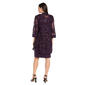 Womens R&M Richards Embroidered Sequin Soutache Jacket Dress - image 2