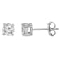 Nova Star(R) White Gold Diamond Solitaire Stud Earrings - image 1