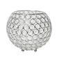 Elegant Designs&#40;tm&#41; Elipse Crystal 7in. Circular Decorative Vase - image 1