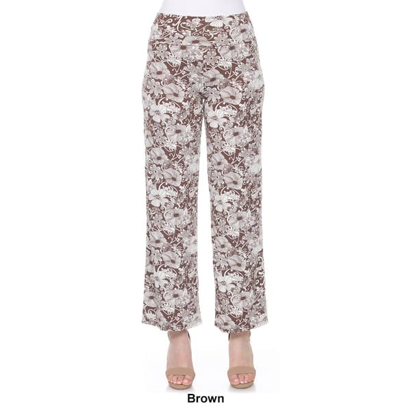 Womens White Mark Floral Paisley Palazzo Pants