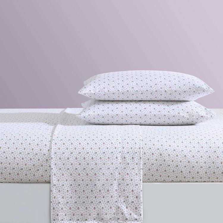 Betsey Johnson Pretty Floral Ditsy Microfiber Sheet Set
