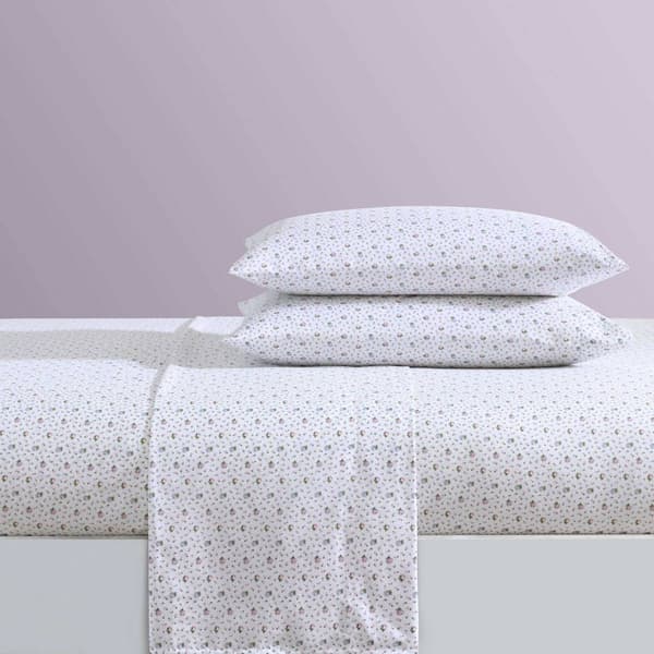 Betsey Johnson Pretty Floral Ditsy Microfiber Sheet Set