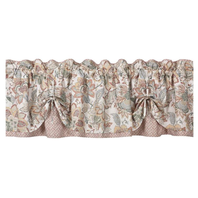 Royal Court Janessa Jacquard Window Straight Valance - 72x17