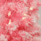 Northlight 7ft. Pre-Lit Medium Flocked Pink Christmas Tree - image 2