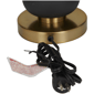 CosmoLiving by Cosmopolitan Contemporary Black Metal Table Lamp - image 4