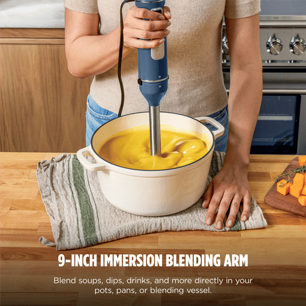 Ninja® Power Duo Immersion Blender with Whisk & Blending Vessel