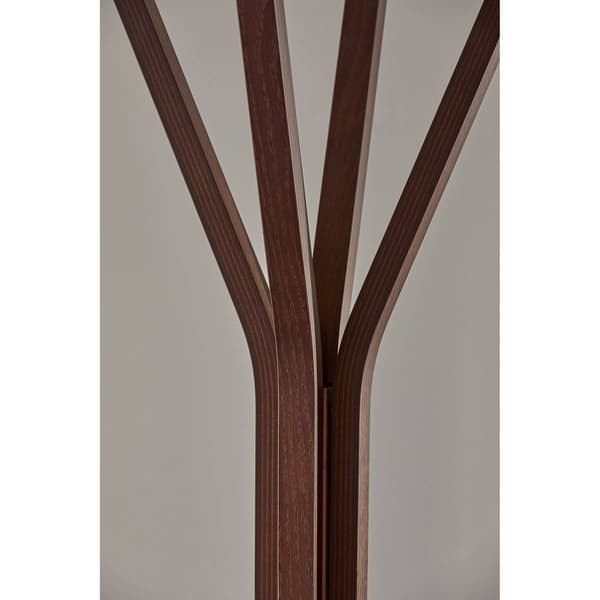 Adesso Toby Walnut Coat Rack