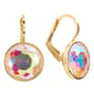Athra 14kt. Gold over Brass Round Drop Earrings - image 1