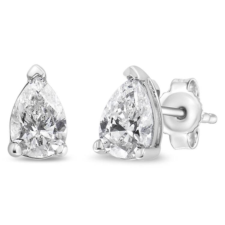 Haus of Brilliance 3/4ctw. Lab Grown Diamond Solitaire Earrings