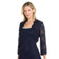 Womens R&M Richards Lace Evening Gown with Bolero Jacket - image 5