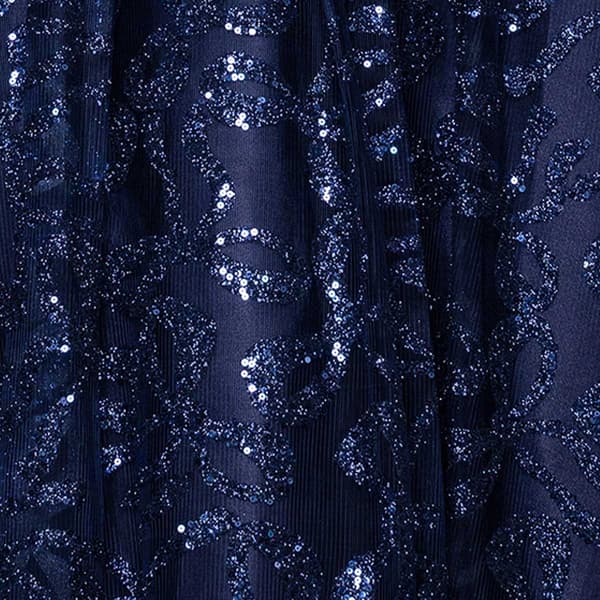 Juniors Blondie Nites Sequin Bow A-Line Dress