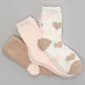 Womens Cuddl Duds 3pk Hearts Cozy Crew Socks - image 2