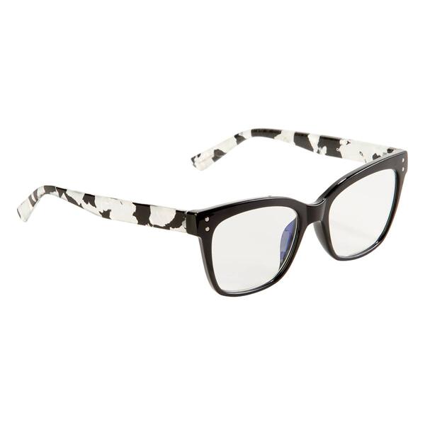 Womens O by Oscar Black Frame Blue Light Reader Glasses - image 