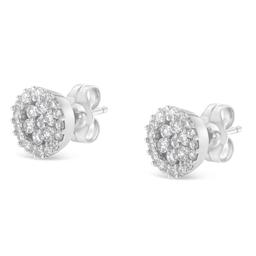 Diamond Classics™ 1/2ctw. Diamond Floral Cluster Stud Earrings