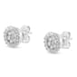 Diamond Classics&#8482; 1/2ctw. Diamond Floral Cluster Stud Earrings - image 4
