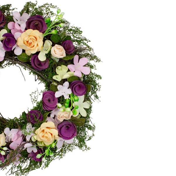 Northlight Seasonal Artificial Floral Berries & Twig Wreath