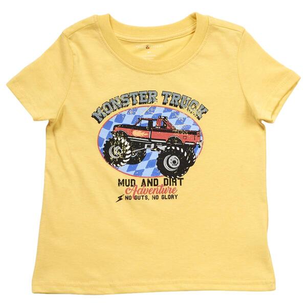 Toddler Boy Tales & Stories Short Sleeve Truck Graphic Tee - image 