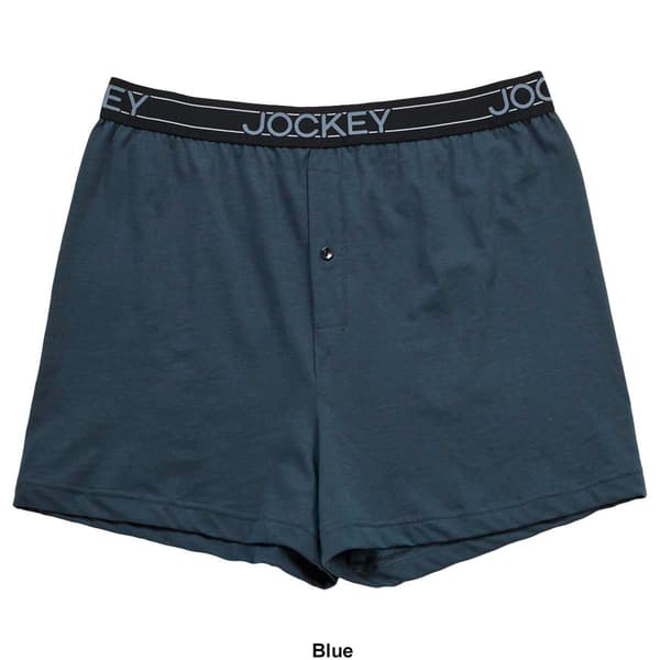 Mens Jockey® ActiveBlend® Knit Solid Boxers - image 