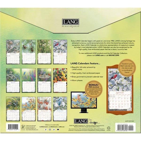 Lang® 2026 Songbirds Calendar