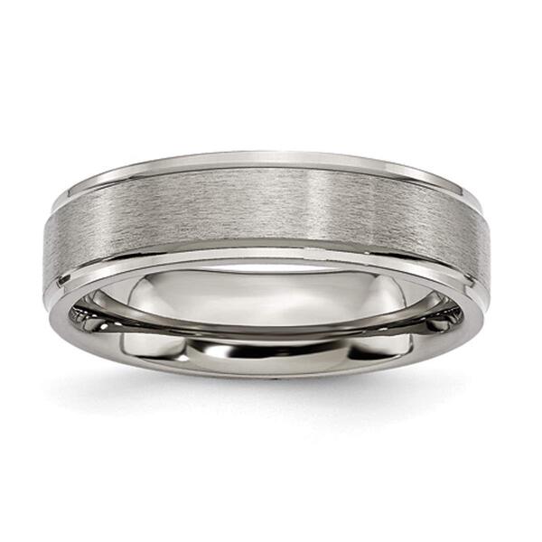 Mens Endless Affection&#40;tm&#41; Titanium 6mm Polished Wedding Band - image 