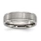Mens Endless Affection&#40;tm&#41; Titanium 6mm Polished Wedding Band - image 1