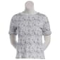 Womens Hasting & Smith Elbow Sleeve Daisy Floral Tee - image 1