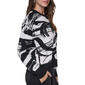 Womens DKNY Long Sleeve Studded Heart Brushstroke Sweater - image 3