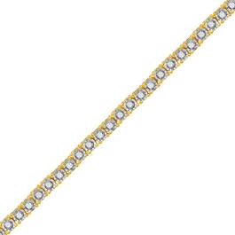 Diamond Classics&#8482; Yellow Flash Plated Diamond Tennis Bracelet