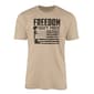 Mens Freedom Isn''t Free Short Sleeve Graphic Tee - image 2