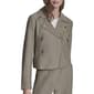 Womens DKNY Sport Long Sleeve Zip Front Crinkle Moto Jacket - image 4