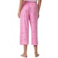 Plus Size HUE® Wine List Printed Capri - image 3