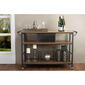 Baxton Studio Lancashire Wood & Metal Kitchen Cart - image 1