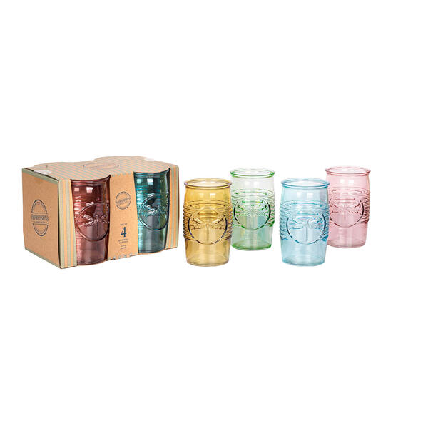 Home Essentials Impressions Dragonfly Highball Glasses - Set of 4 - image 