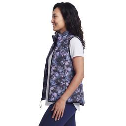 Womens Skechers Cozy Fit™ Floral Puffer Vest
