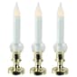 Northlight Seasonal Set of 3 LED Flickering Window Candle Lamps - image 1