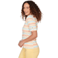 Womens Hearts of Palm Fun in the Sun Stripe Blouse - image 4