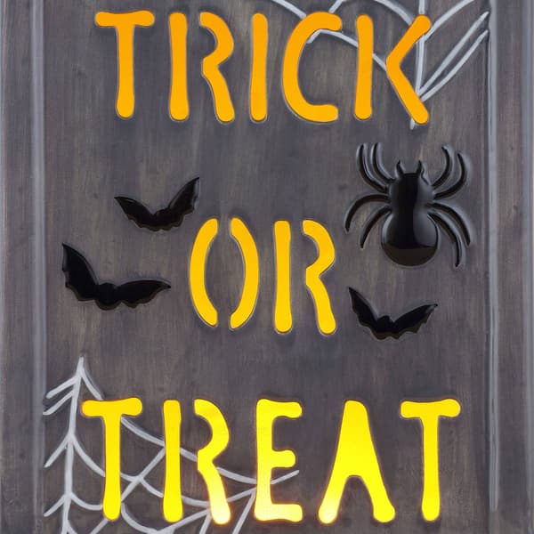 Mr. Halloween Ceramic LED Tombstone - Trick or Treat