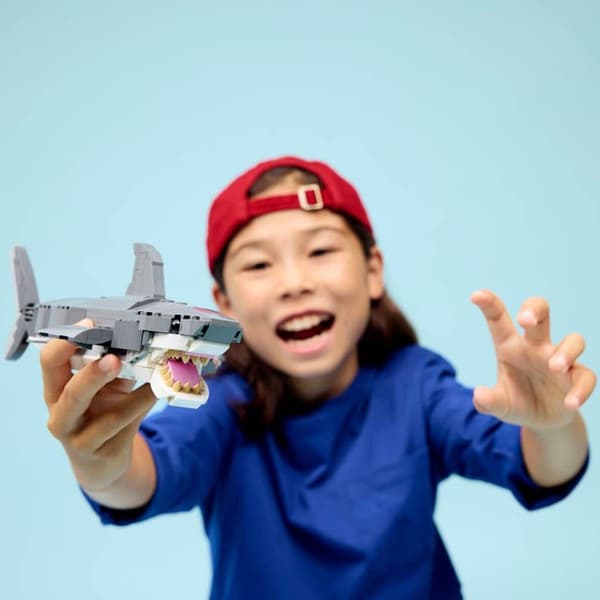 LEGO® Creator 3-in-1 Shark with Treasure Chest Building Kit