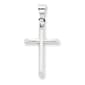 Unisex Gold Classics(tm) 14kt. White Gold Hollow Cross - image 1