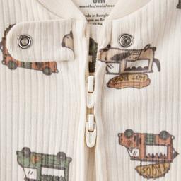 Baby Boy (NB-9M) Carter''s® Food Truck Ribbed Zip Sleep & Play