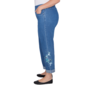 Plus Size Lack Victoria Embroidered Stretch Denim Ankle Pants - image 4