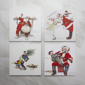 Northlight 4pc. Classic Norman Rockwell Christmas Scene Prints - image 3