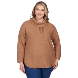 Stretch Is Comfort Women's Plus Size Warm Long Sleeve Turtleneck Top | Ultra Soft | Adult XL to 7X