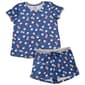 Juniors Pillow Talk Short Sleeve Coffee Cups Boxer Pajama Set - image 1