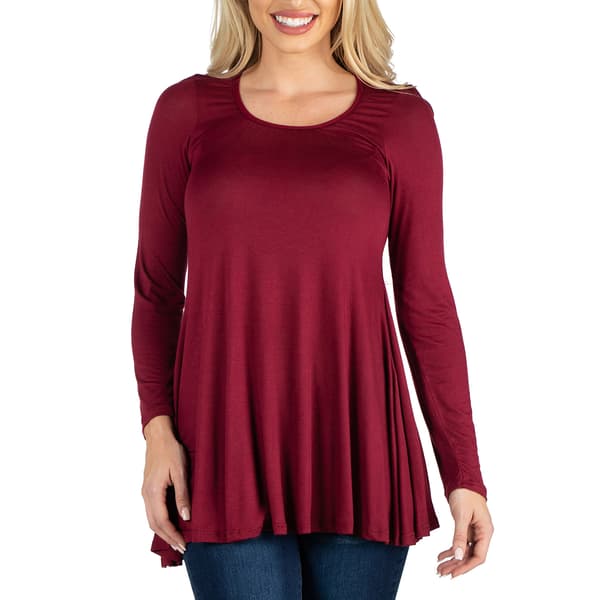 Hue Ladies Long Sleeve Tunic Tee