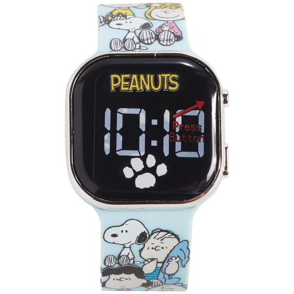 Kids Peanuts&#40;tm&#41; LED Rubber Strap Watch - PEA4003 - image 