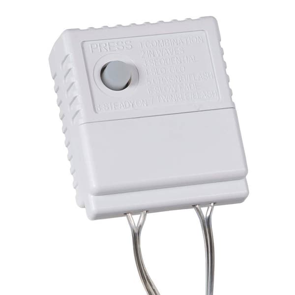 Kurt S. Adler 32.8ft. White LED Cluster Garland Lights