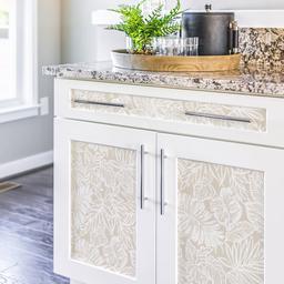 RoomMates® Beige Batik Tropical Leaf Peel & Stick Wallpaper